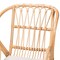 Baxton Studio Caelia Modern Bohemian Natural Brown Rattan and Black Metal Chair 207-12676 - alternate 6